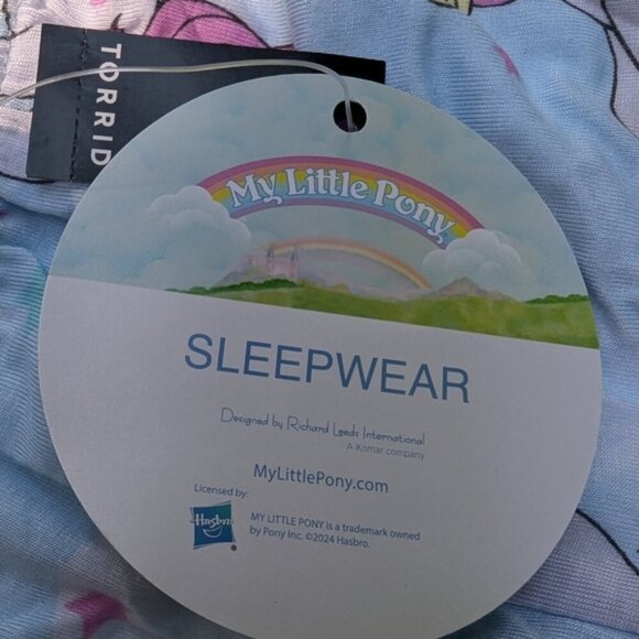 Torrid My Little Pony Sleep Short woman's plus Size 1x. - Picture 7 of 12